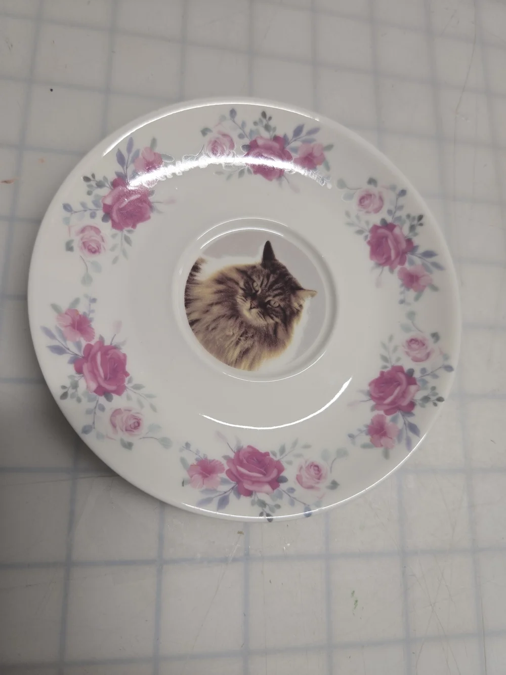 Delores Umbridge Cat Cup and Saucer Set